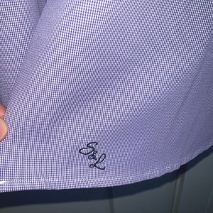 Brand new with tags purple State & Liberty athletic dress shirt. Size XL.